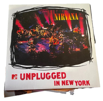 Nirvana - MTV Unplugged In New York (LP, Album, Whi)